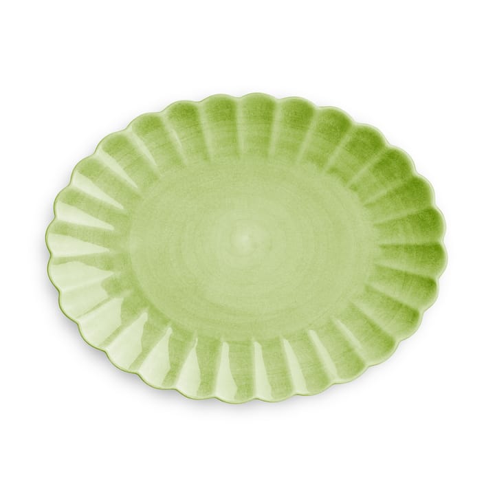 Plato Oyster 30x35 cm - verde - Mateus