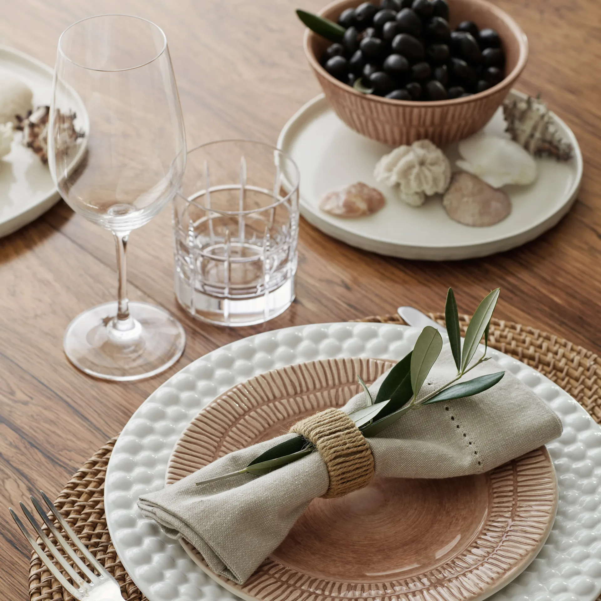 Plato Stripes Ø21 cm, Cinnamon Mateus