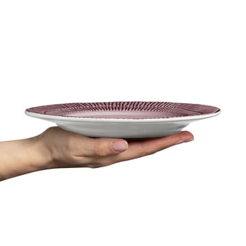 Plato Stripes Ø21 cm - ciruela - Mateus