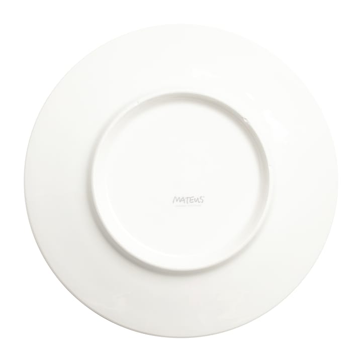 Plato Stripes Ø21 cm, gris Mateus