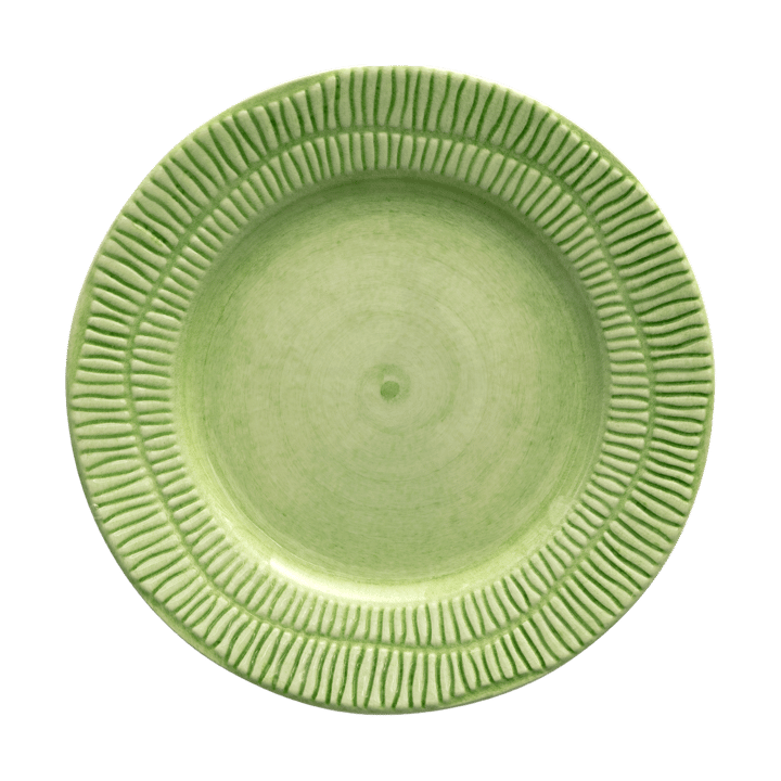 Plato Stripes Ø21 cm - Verde - Mateus