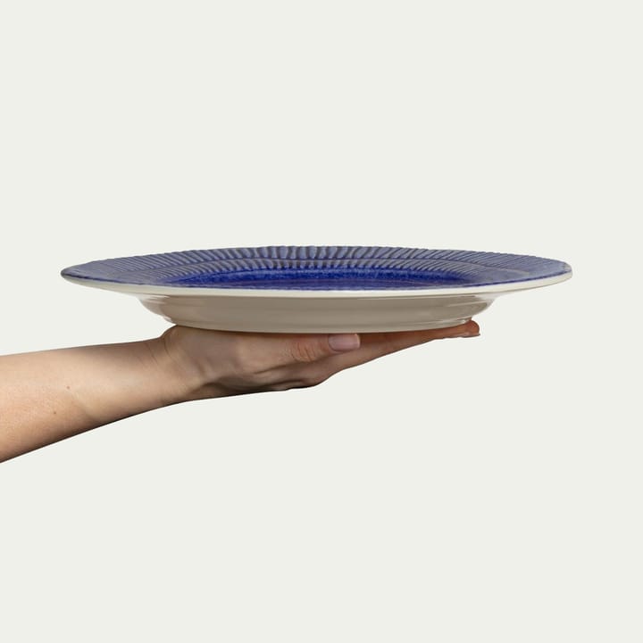 Plato Stripes Ø28 cm, Azul Mateus