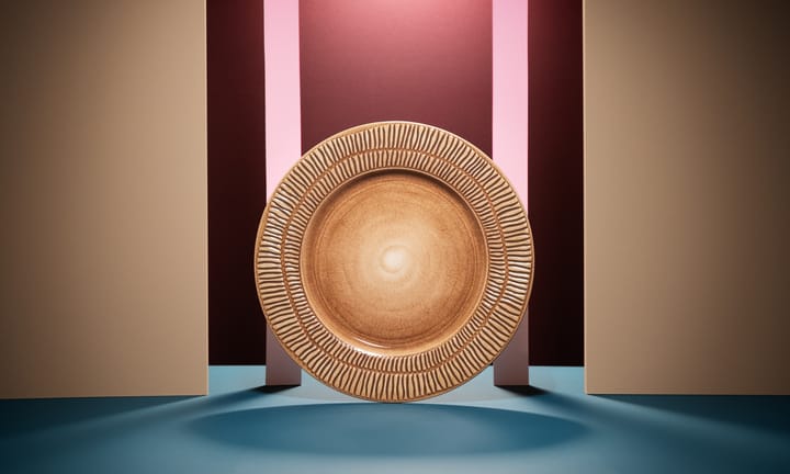 Plato Stripes Ø28 cm, Cinnamon Mateus