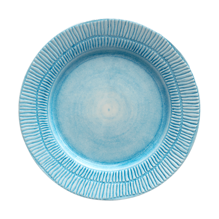 Plato Stripes Ø28 cm, Turquesa Mateus
