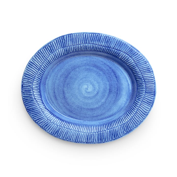 Plato Stripes 30x35 cm - azul claro - Mateus