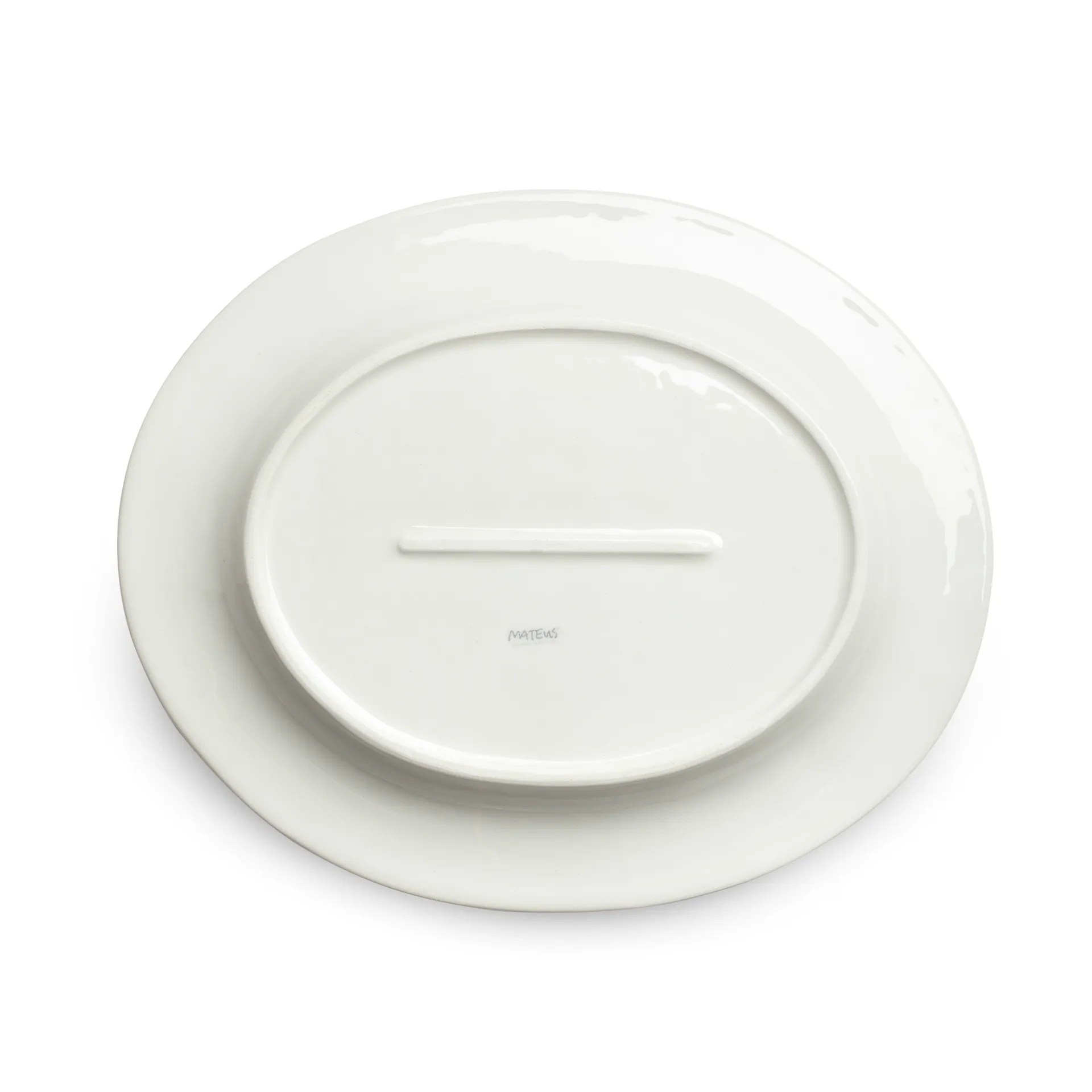 Plato Stripes 30x35 cm, azul claro Mateus