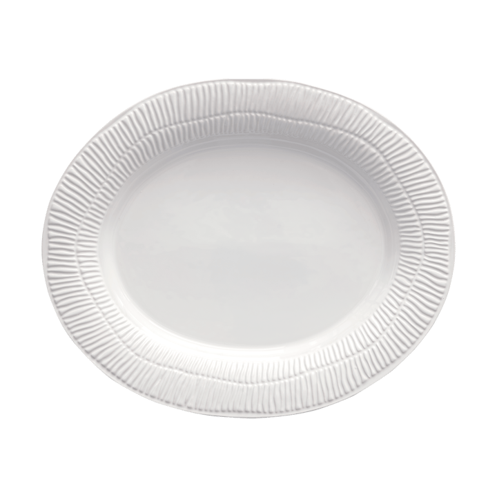 Plato Stripes 30x35 cm - Blanco - Mateus