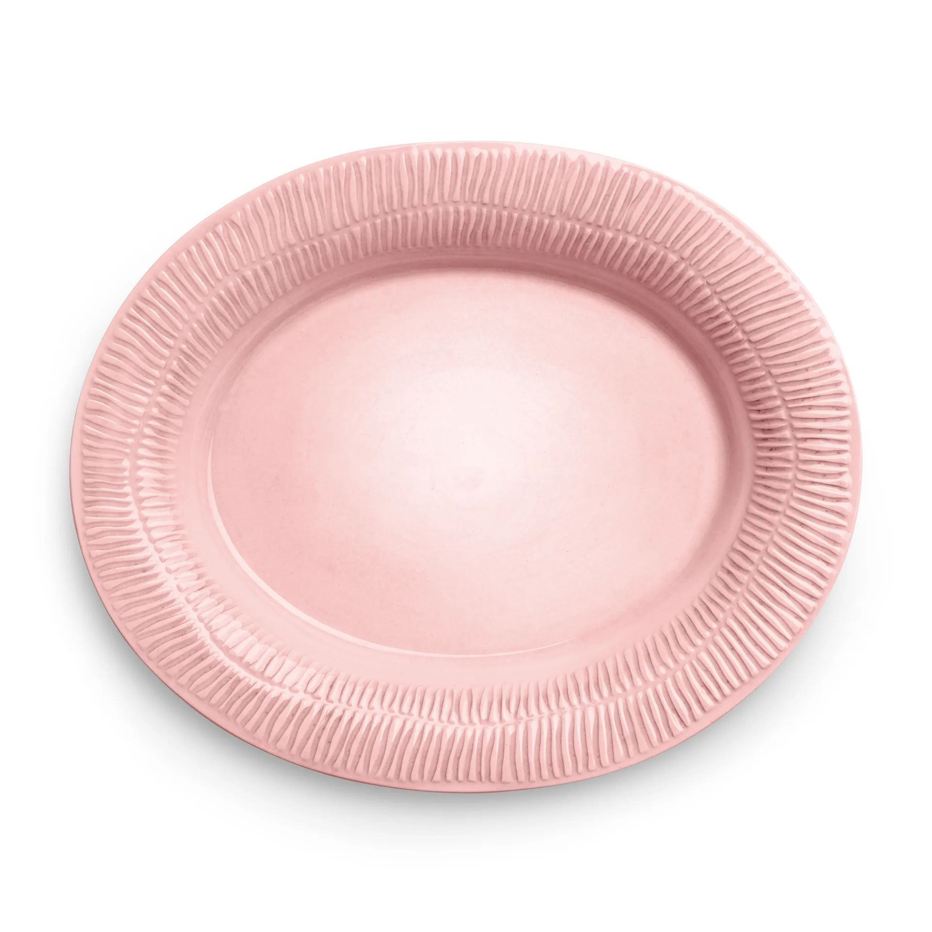 Plato Stripes 30x35 cm, rosa claro Mateus