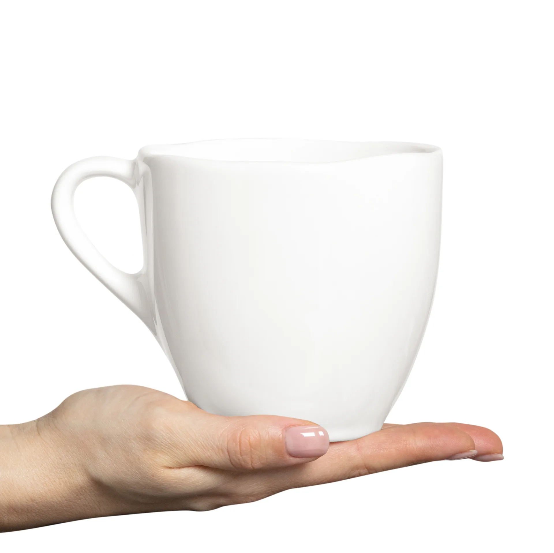 Taza Basic organic 60 cl, blanco Mateus