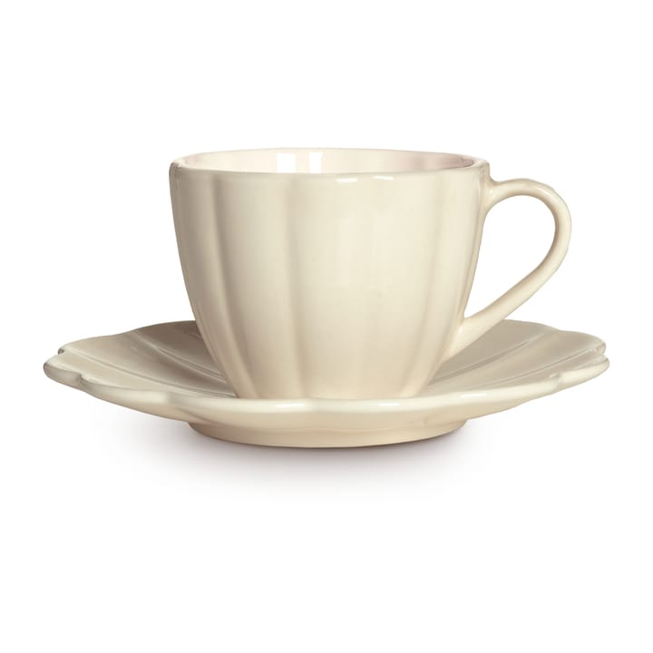 Taza con plato Oyster 25 cl - Arena - Mateus