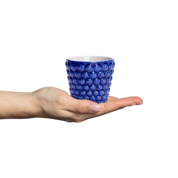 Taza espresso Bubbles 10 cl - azul - Mateus