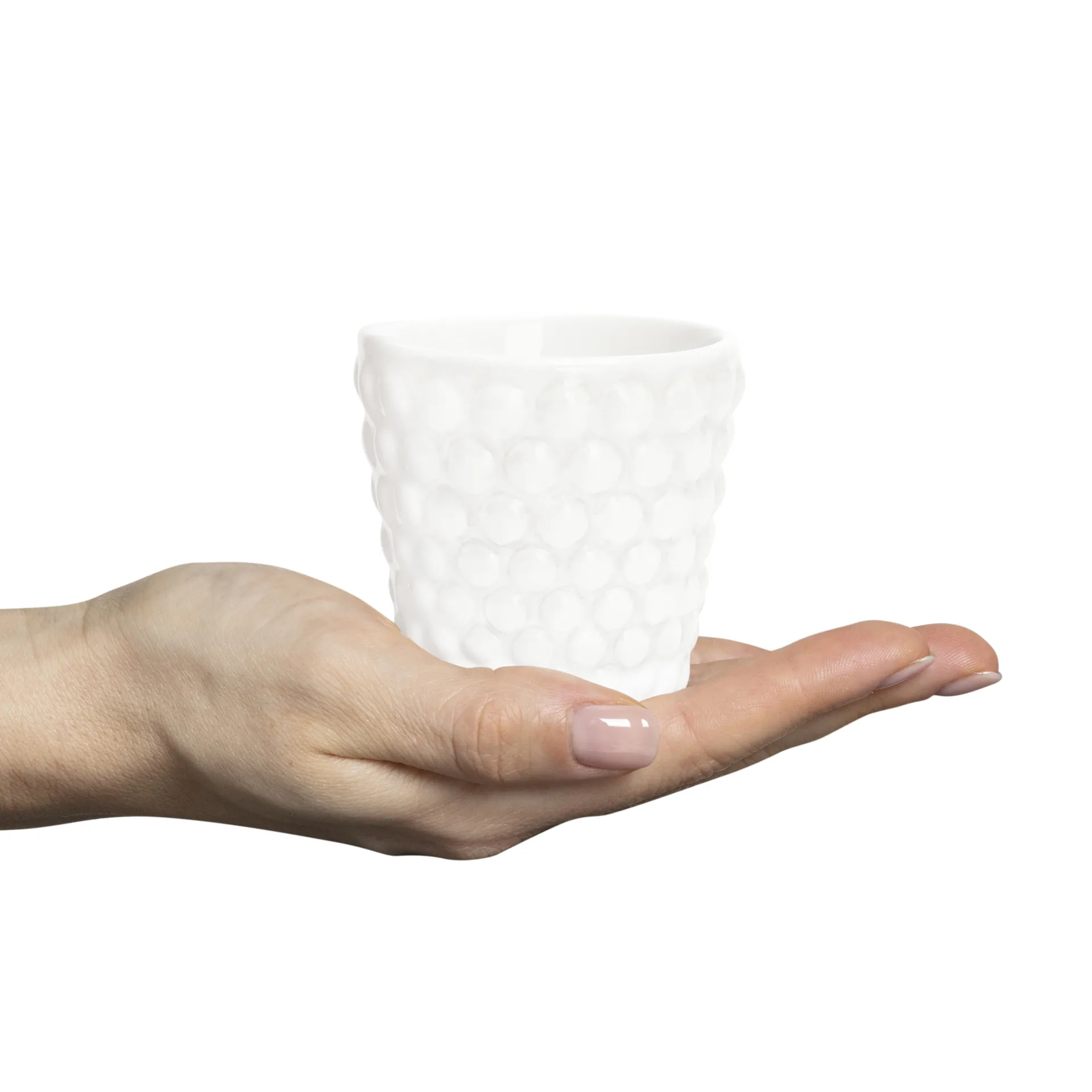 Taza espresso Bubbles 10 cl, blanco Mateus