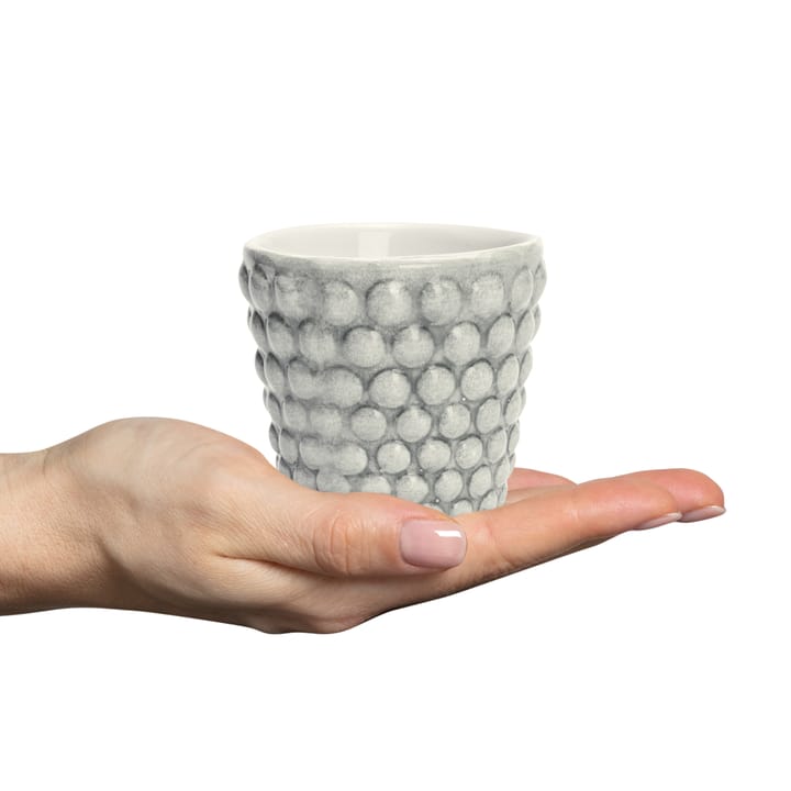 Taza espresso Bubbles 10 cl, gris Mateus