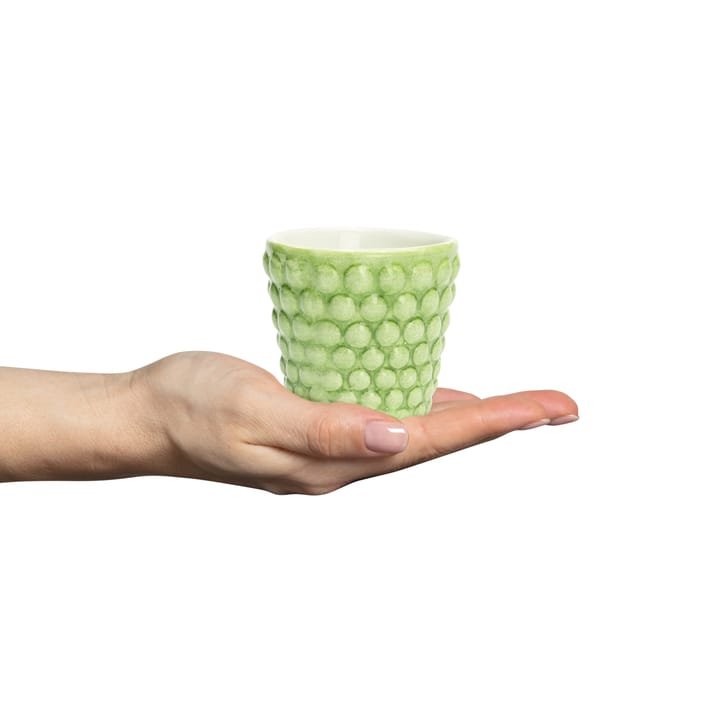 Taza espresso Bubbles 10 cl, verde Mateus