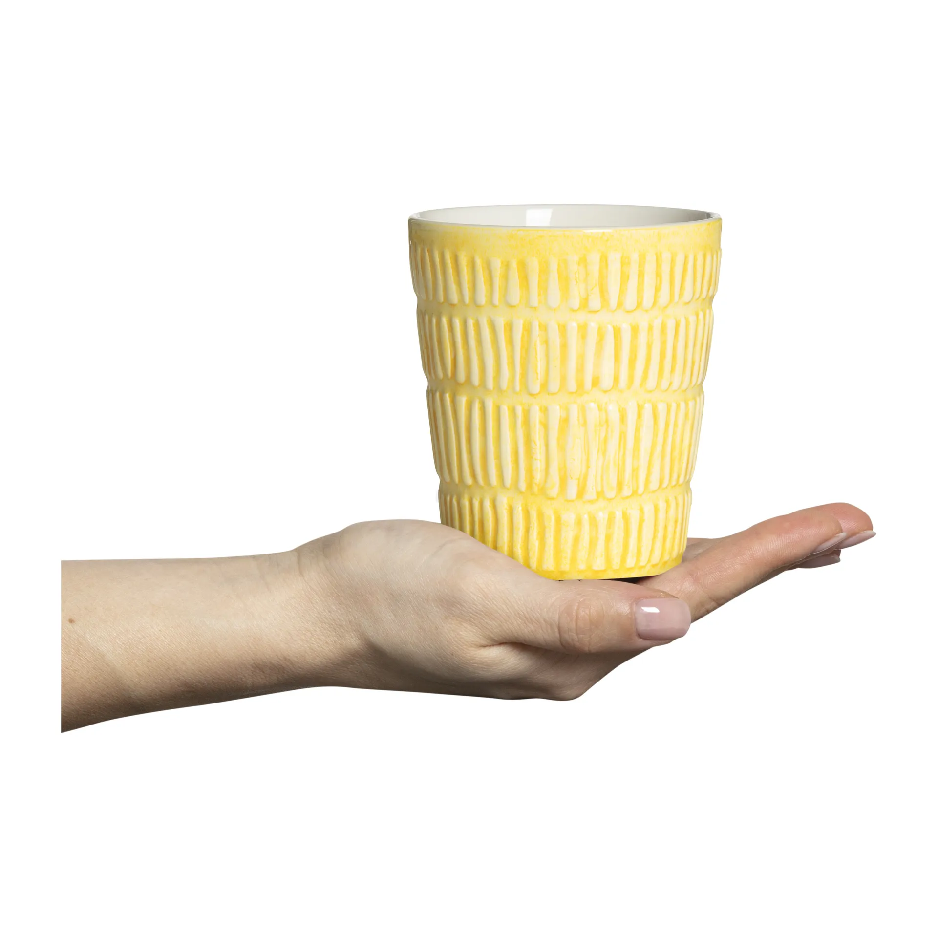 Taza Stripes 30 cl, Amarillo Mateus