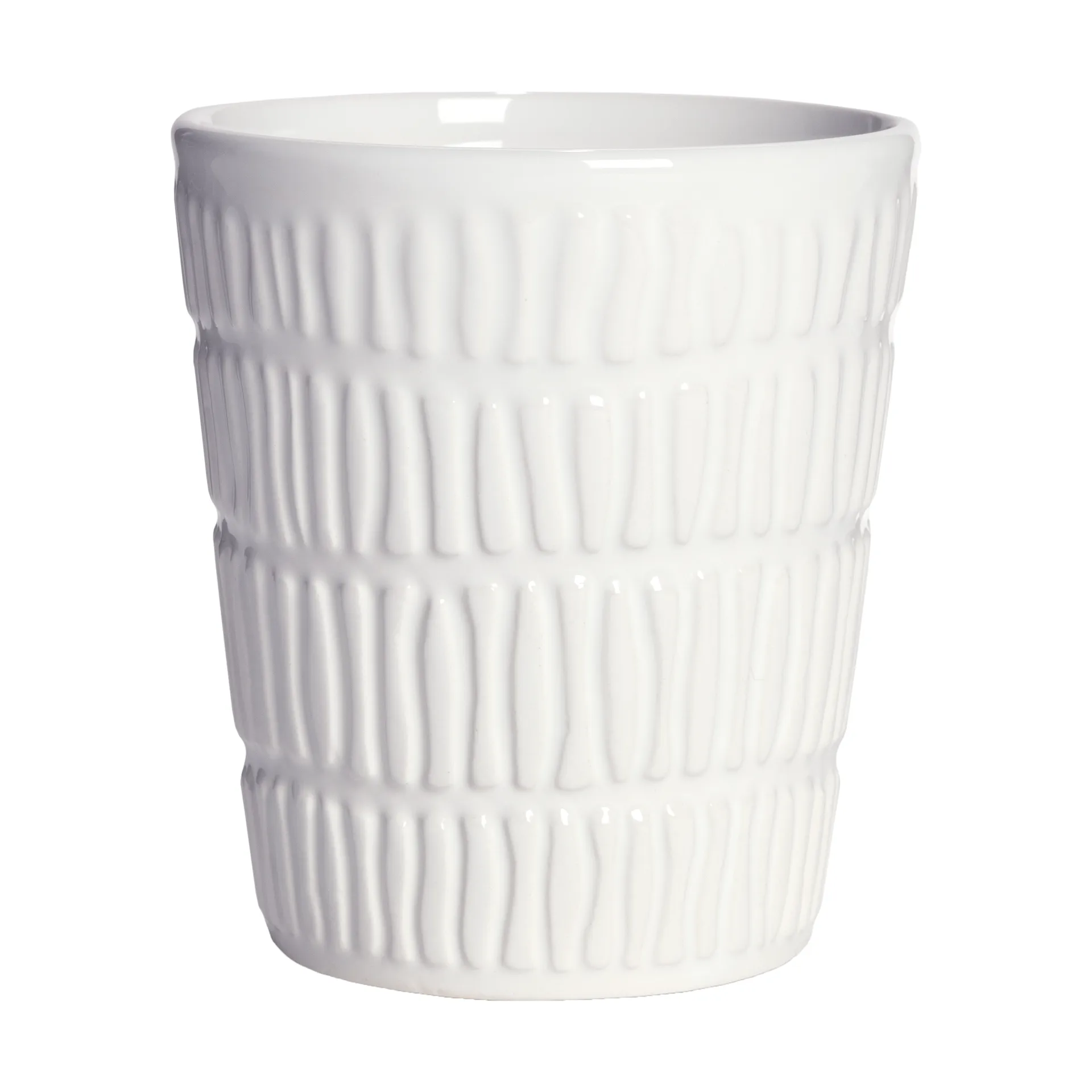 Taza Stripes 30 cl, Blanco Mateus