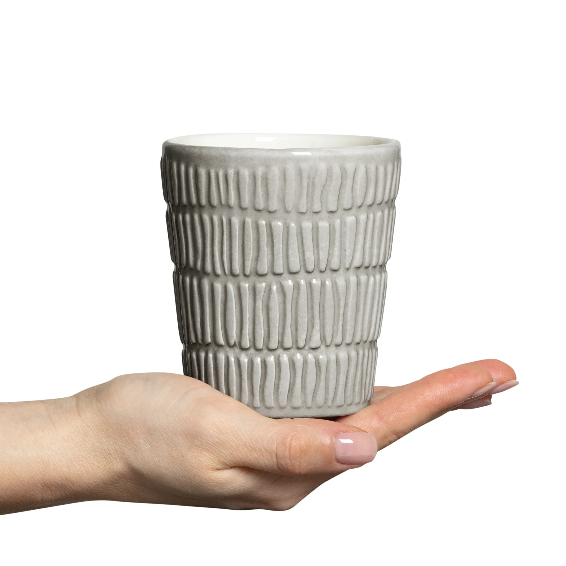 Taza Stripes 30 cl, gris Mateus