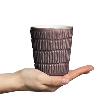 Taza Stripes 30 cl - Plum - Mateus