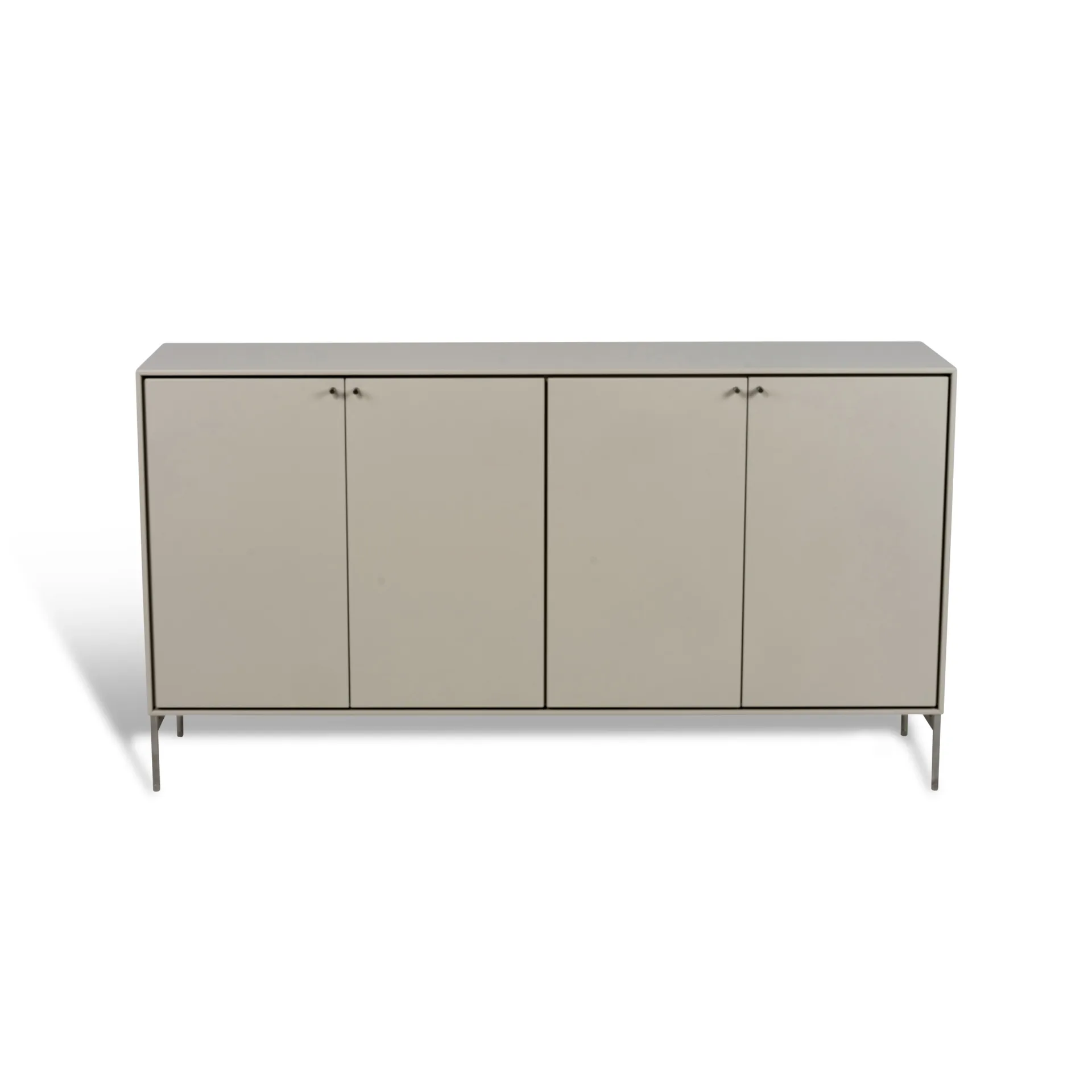 Aparador Volt 80x148 cm, Beige-acero inoxidable Mavis