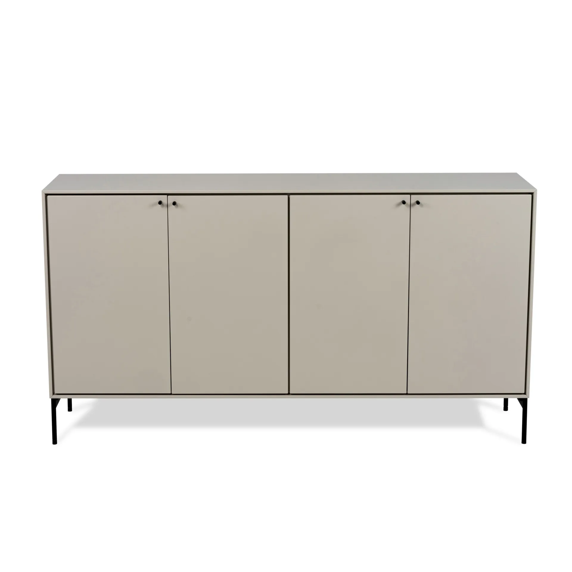 Aparador Volt 80x148 cm, Beige-negro Mavis