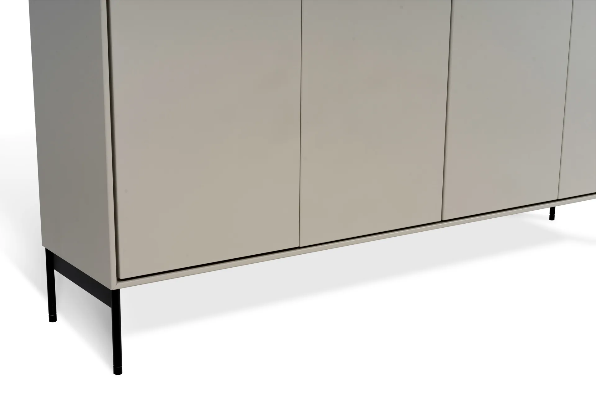 Aparador Volt 80x148 cm, Beige-negro Mavis