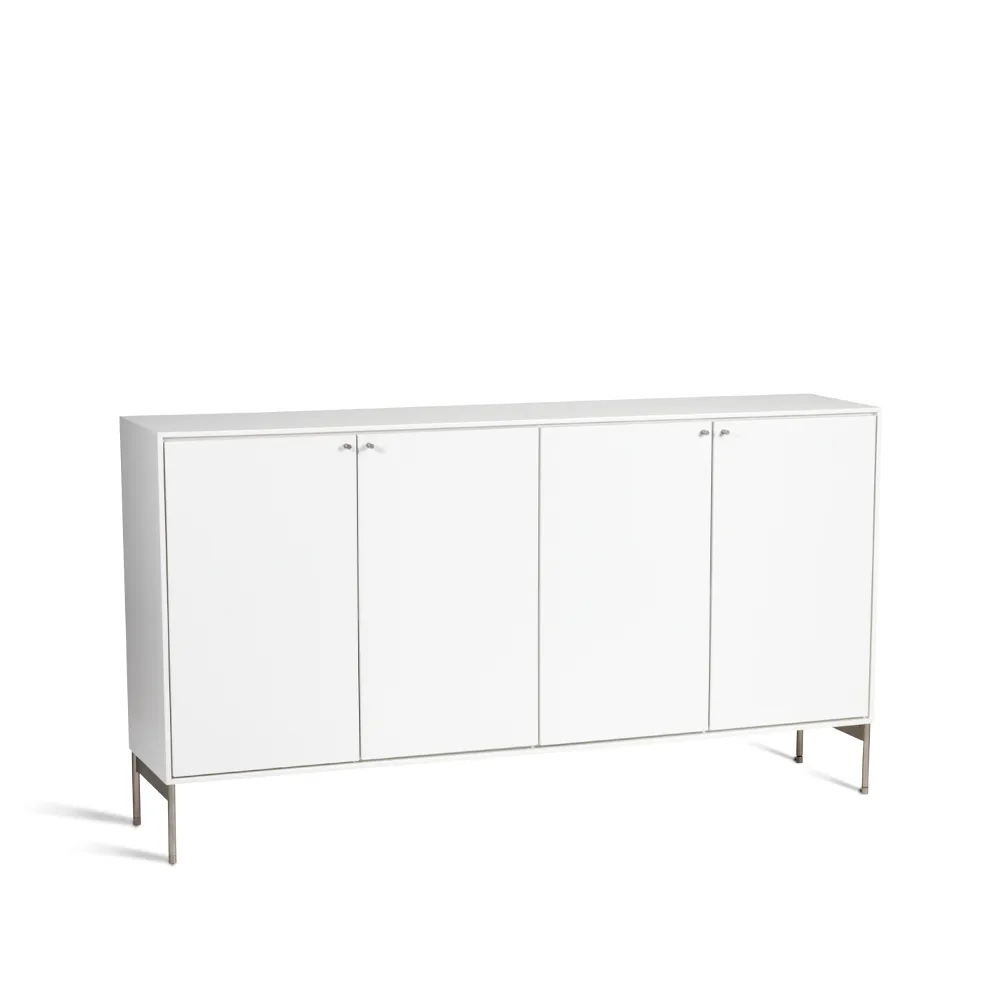 Aparador Volt 80x148 cm, Lacado blanco Mavis
