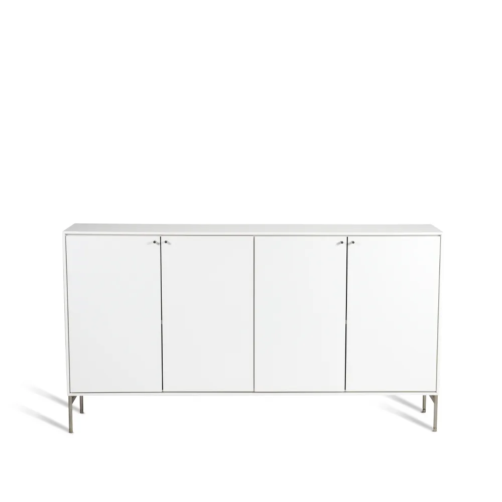 Aparador Volt 80x148 cm, Lacado blanco Mavis