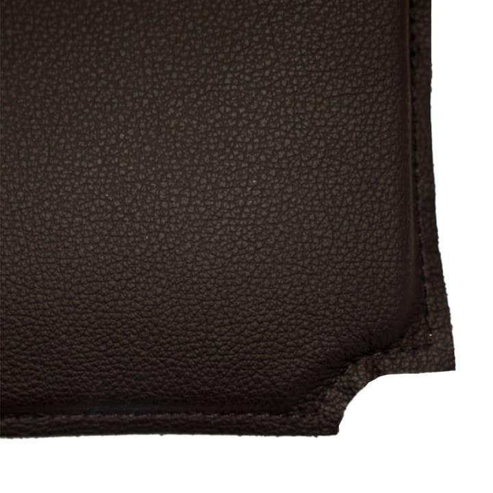 Cojín de silla Rod, Cuero negro Mavis