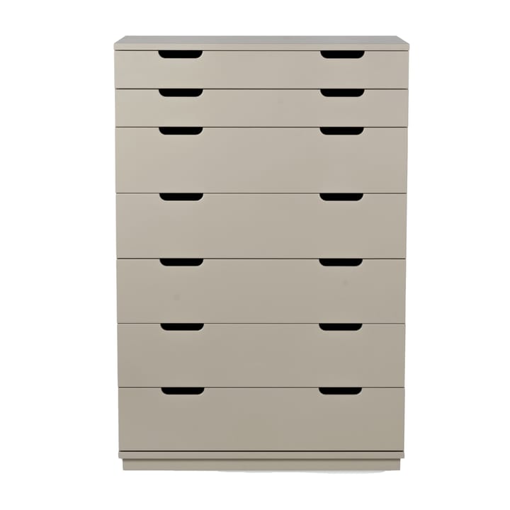 Cómoda Aoko de 7 cajones - Beige - Mavis