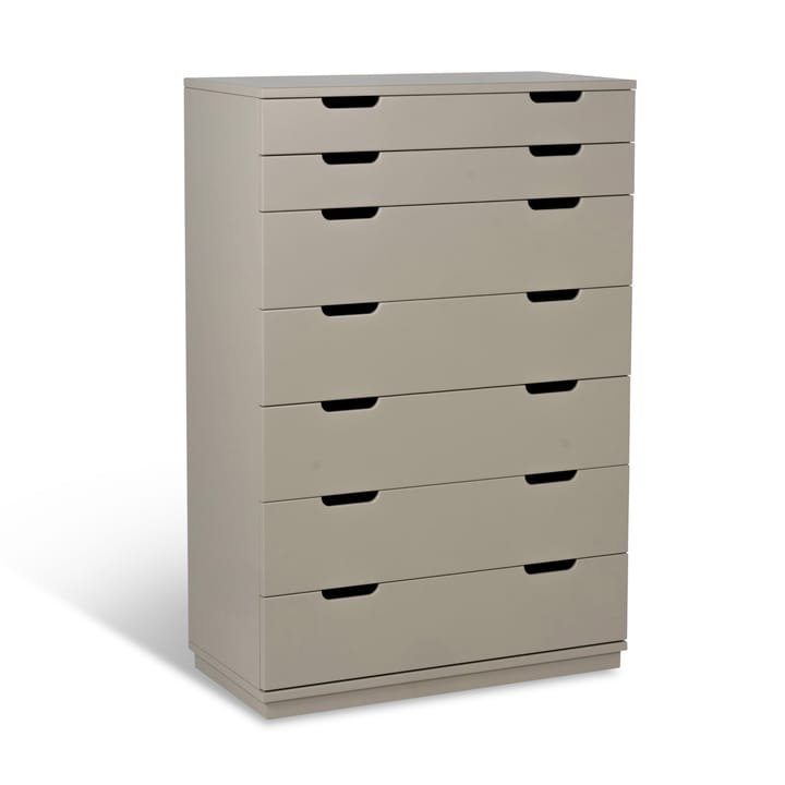 Cómoda Aoko de 7 cajones, Beige Mavis