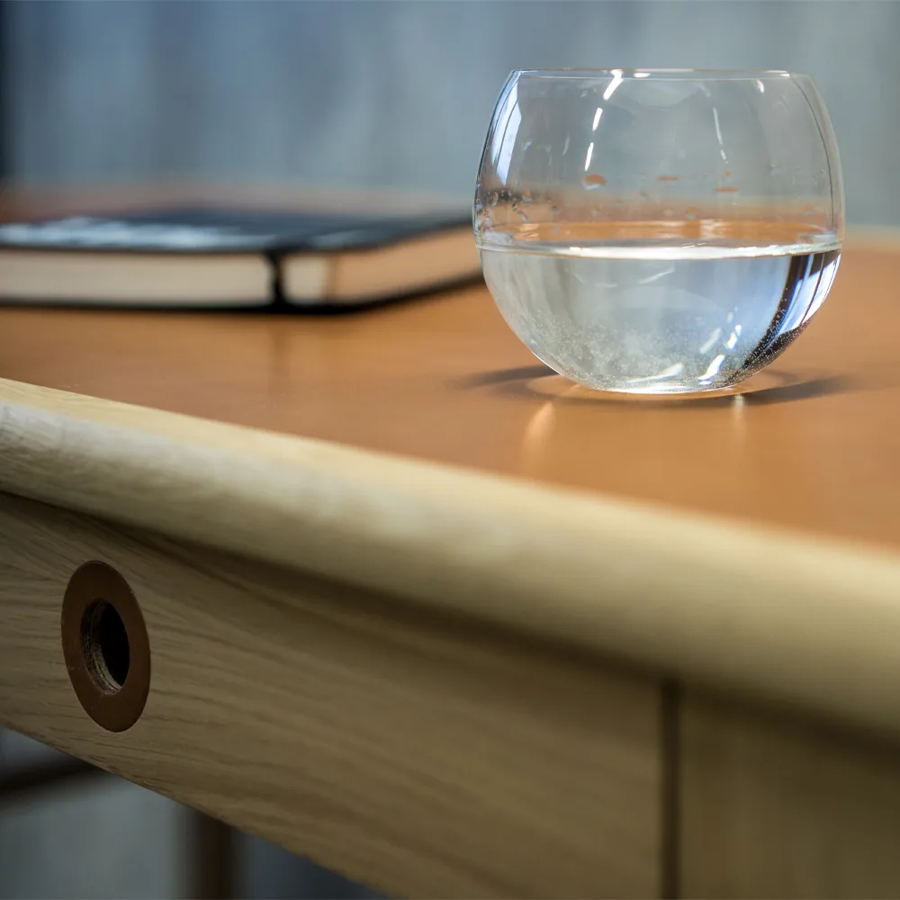 Escritorio Höllviken, Gris claro Mavis