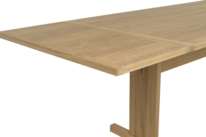 Mesa comedor Arv con extensión, Roble blanqueado con acabado mate  Mavis