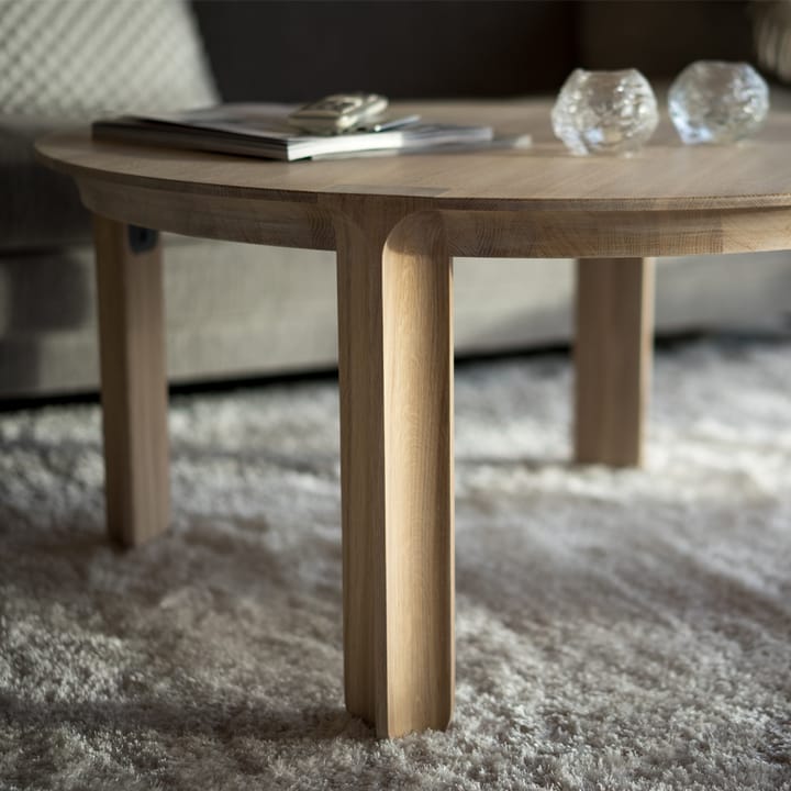 Mesa de centro Amor, Roble con aceite de cera blanca Mavis