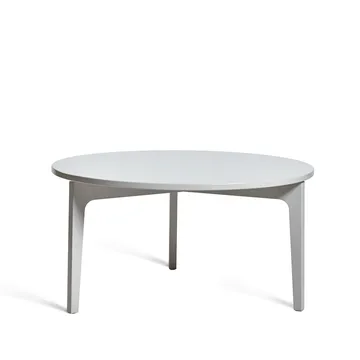 Mesa de centro Höllviken Ø80 cm - Gris claro - Mavis