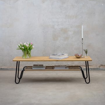 Mesa de centro Marcel - Roble rústico aceitado, 120x50 - Mavis