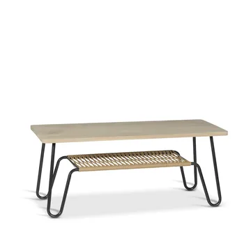 Mesa de centro Marcel - Roble rústico enjabonado, 120x50 - Mavis