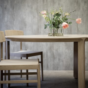 Mesa de comedor Amor redonda - Roble con aceite duro de cera blanco - Mavis