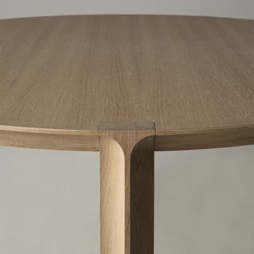 Mesa de comedor Amor redonda - Roble con aceite duro de cera blanco - Mavis