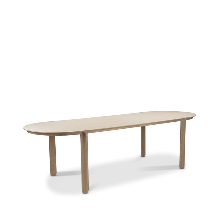 Mesa de comedor Amor, Roble con aceite duro de cera blanco Mavis