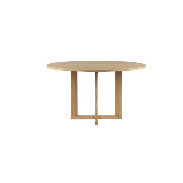 Mesa de comedor Arv ⌀130 cm - Roble blanqueado con acabado mate  - Mavis