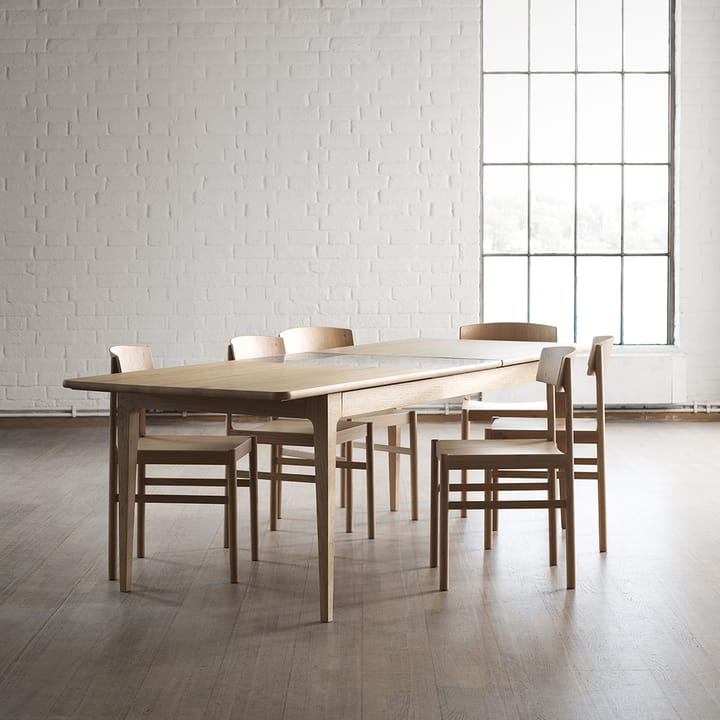 Mesa de comedor Höllviken, Roble blanqueado con laca mate Mavis