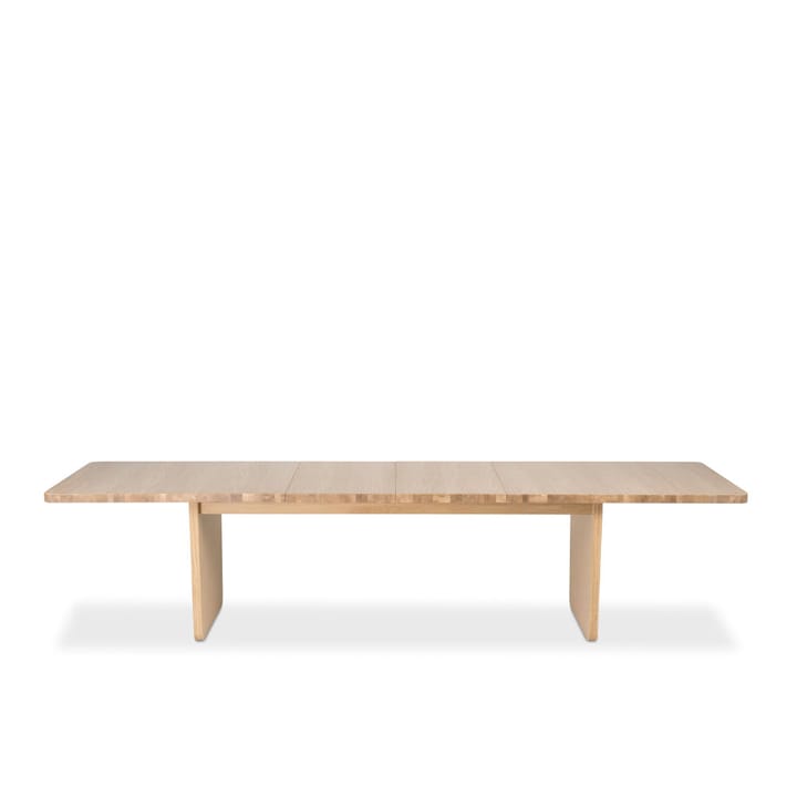Mesa de comedor Vaud, Roble blanqueado, 2 extensiones Mavis
