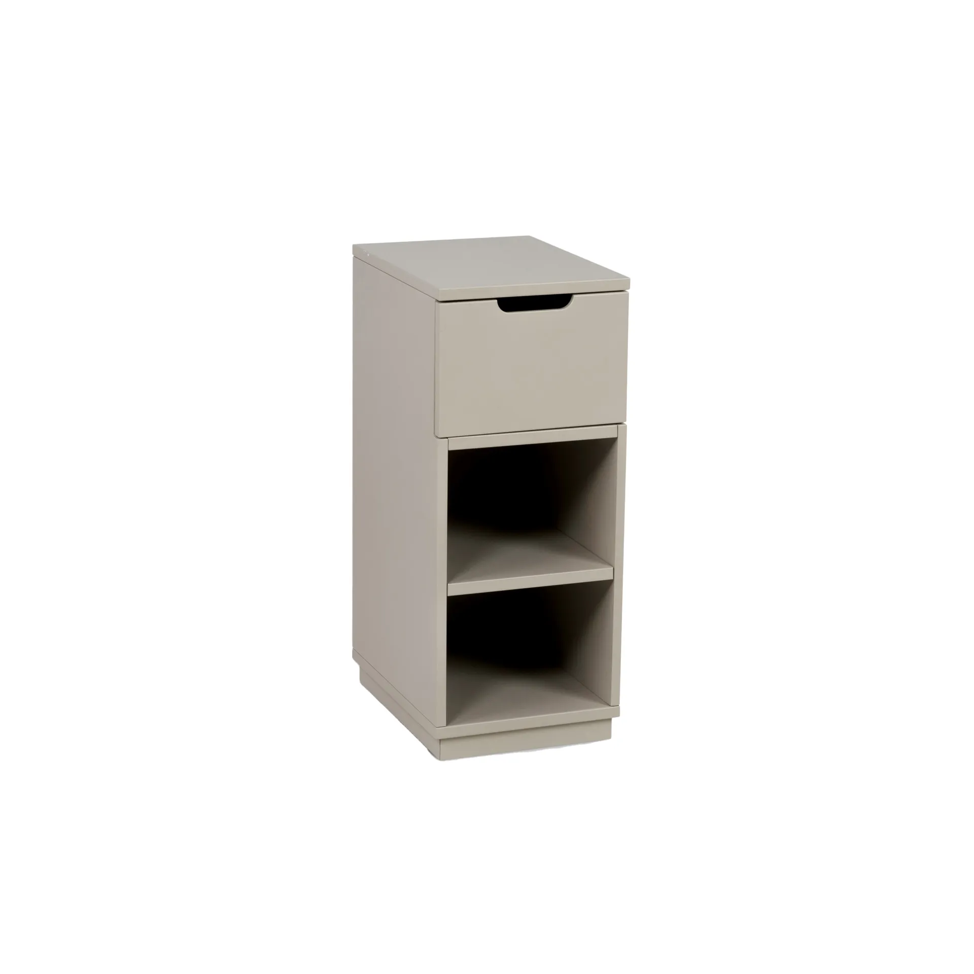 Mesita de noche Aoko 72 cm 1 cajón, Beige Mavis