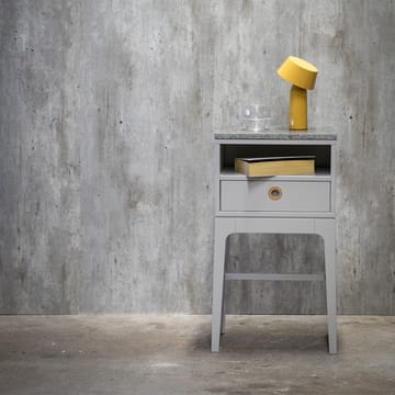Mesita de noche Höllviken con patas altas - Gris claro - Mavis