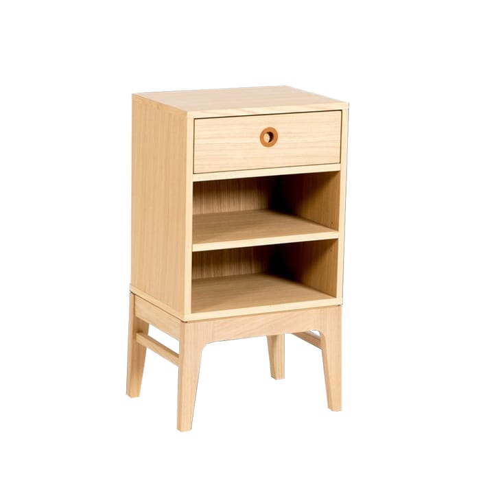 Mesita de noche Höllviken - Roble blanqueado, 1 caja - Mavis