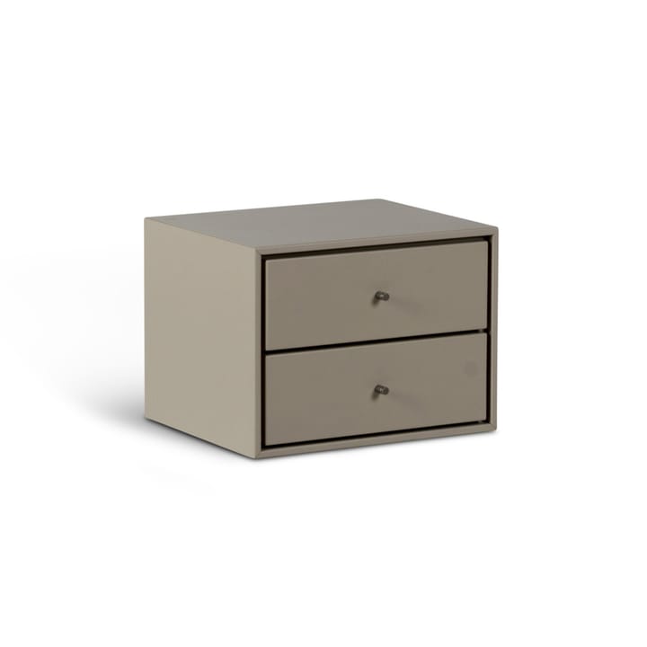 Mesita de noche suspendida Volt , Beige-acero inoxidable Mavis
