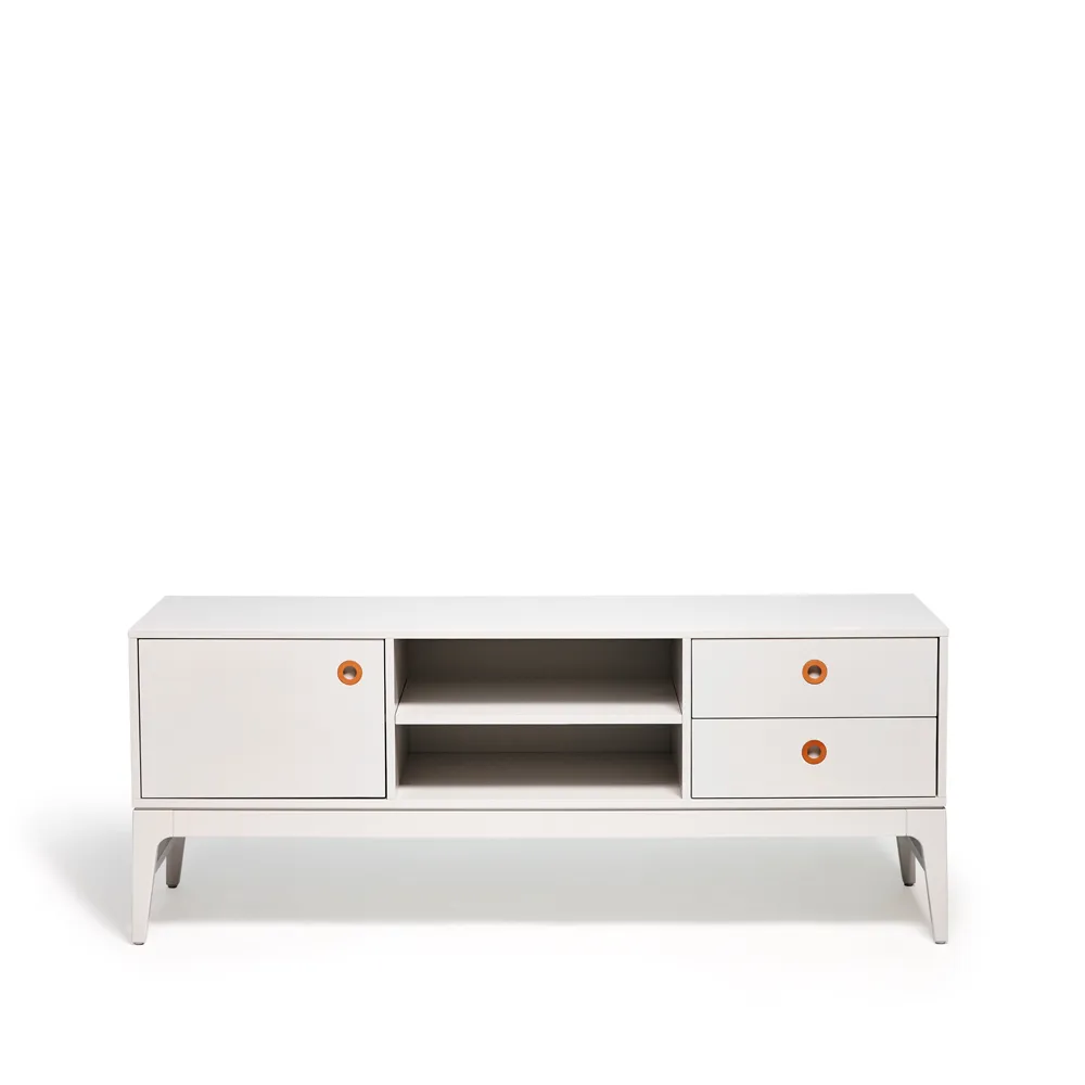 Mueble multimedia Höllviken, Gris claro Mavis