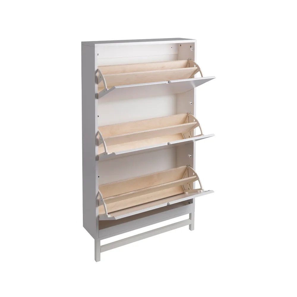 Mueble zapatero Falsterbo, Blanco, 3 compartimentos Mavis