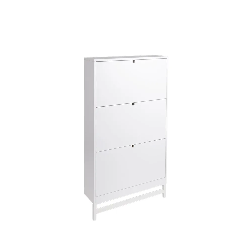 Mueble zapatero Falsterbo, Blanco, 3 compartimentos Mavis