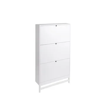 Mueble zapatero Falsterbo - Blanco, 3 compartimentos - Mavis